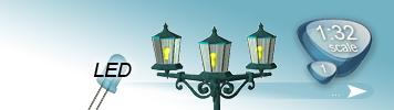 LED Lampen & Laternen für Spur 1