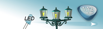 LED Lampen, Laternen für Spur Live Steam