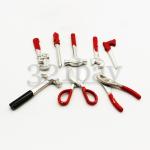 miniature tool box, dollhouse tool kit, miniature garage supplies