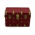 dollhouse chest, miniature wooden chest, miniature trunk, miniature treasure chest