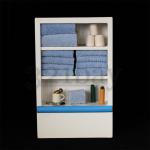 miniature rack, dollhouse cabinet, dollhous bathroom miniatures, miniature wooden furnitur