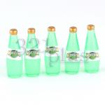 dollhouse bottles, miniature water bottle, miniature beverages, 1to12, dollhouse accessori