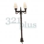 HO lights, HO ball shade street light miniatures, 1:87 scaled lamps, electric HO accessori