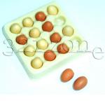 miniature eggs, polymer clay eggs, miniature market place