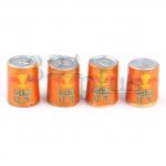 miniature tin cans, miniature beverages, dollhouse soda cans, dollhouse non alcoholic supp