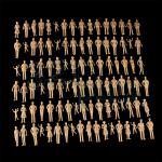 1:32 figures, architecture model people, 1:32 scale people, unpainted model figures