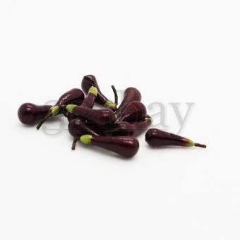 Polymer clay vegetables | eggplant aubergine 