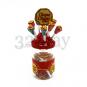 mini lollipop, polymer clay candies, miniature glass jars