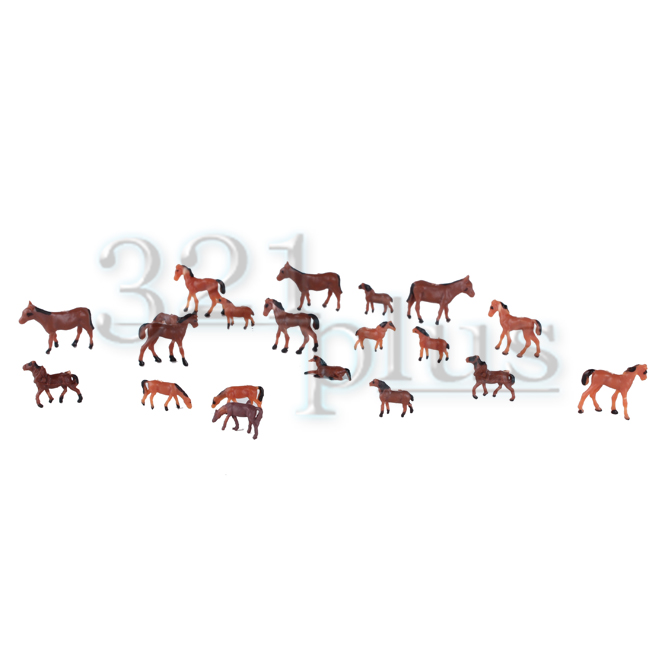 N Scale Farm Animals Model Horses