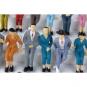1:25 scale, model trains G scale, diorama miniatures, sitting human figures, plastic human