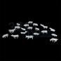 model railway farm animals, HO farm accessories, HO miniature cows, 1:87 scaled