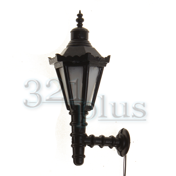 5 LED Lampen Laternen Metall N für Modellbau mit Widerständen für 12 Volt