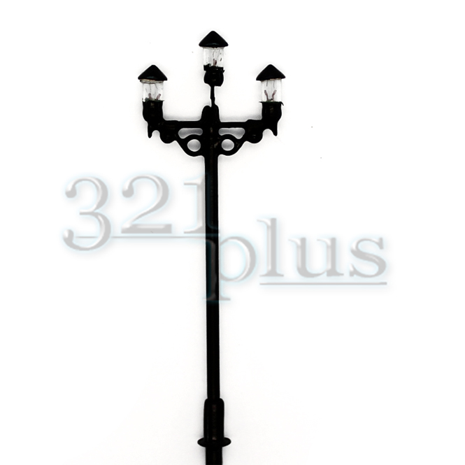 Miniature Lighting Railway Street Lamps for 1to87 HO Gauge Models 12V AC 10 pcs