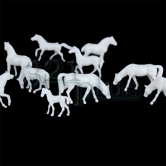 HO Scale Horses Model Railway Farm Animals